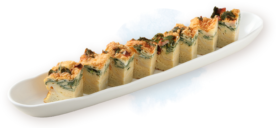 ハムと法蓮草のキッシュ