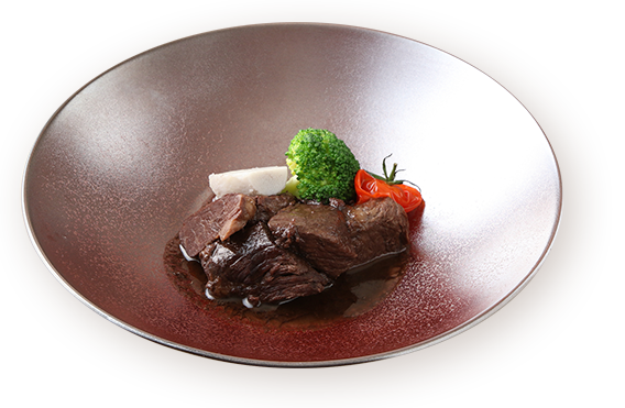 黒毛和牛の赤ワイン煮